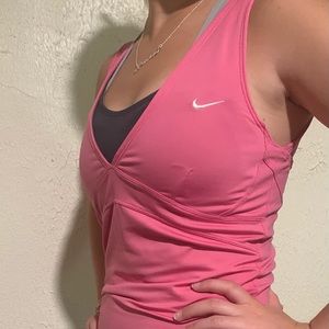 Nike Dri-fit athletic top with built in bra